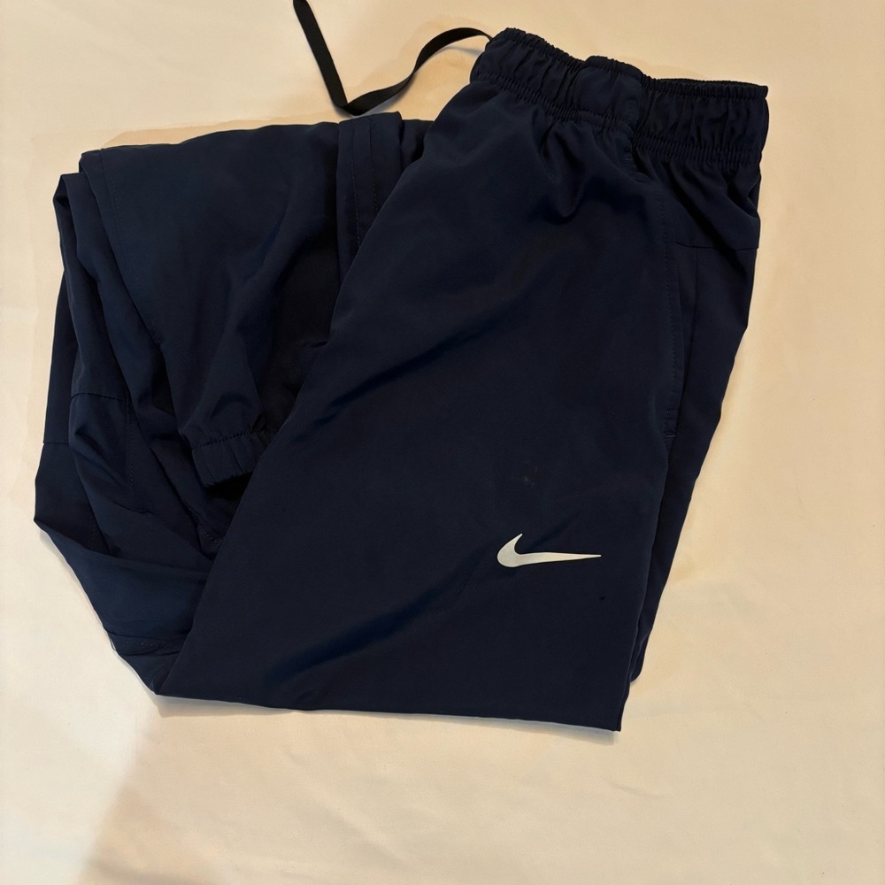 Nike Dark Blue Joggers with White Logo